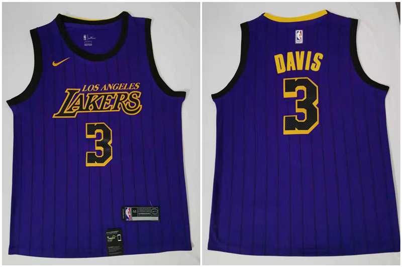 Lakers 3 Anthony Davis Purple City Edition Nike Swingman Jersey,We sell and wholesale Lakers 3 Anthony Davis Purple City Edition Nike Swingman Jersey on line form chian!